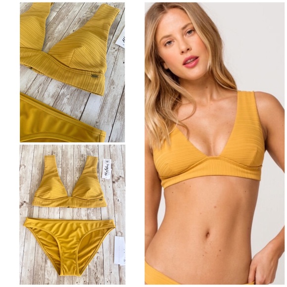 Rip Curl Other - Rip Curl Premium Surf Deep V Bikini Top
